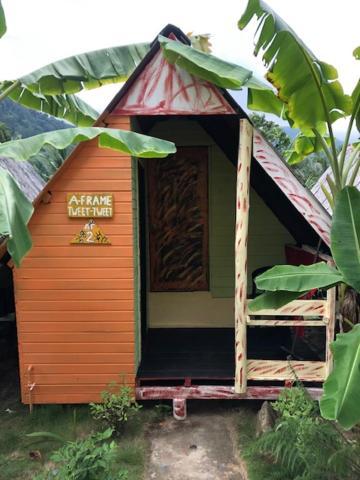 Beach Shack Chalet - Garden View Aframe Small Unit Kampong Juara Exterior photo